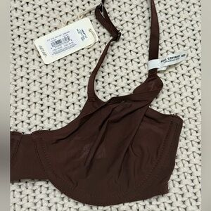NWT Aerie Smoothez Brown Full Coverage Bra 32D